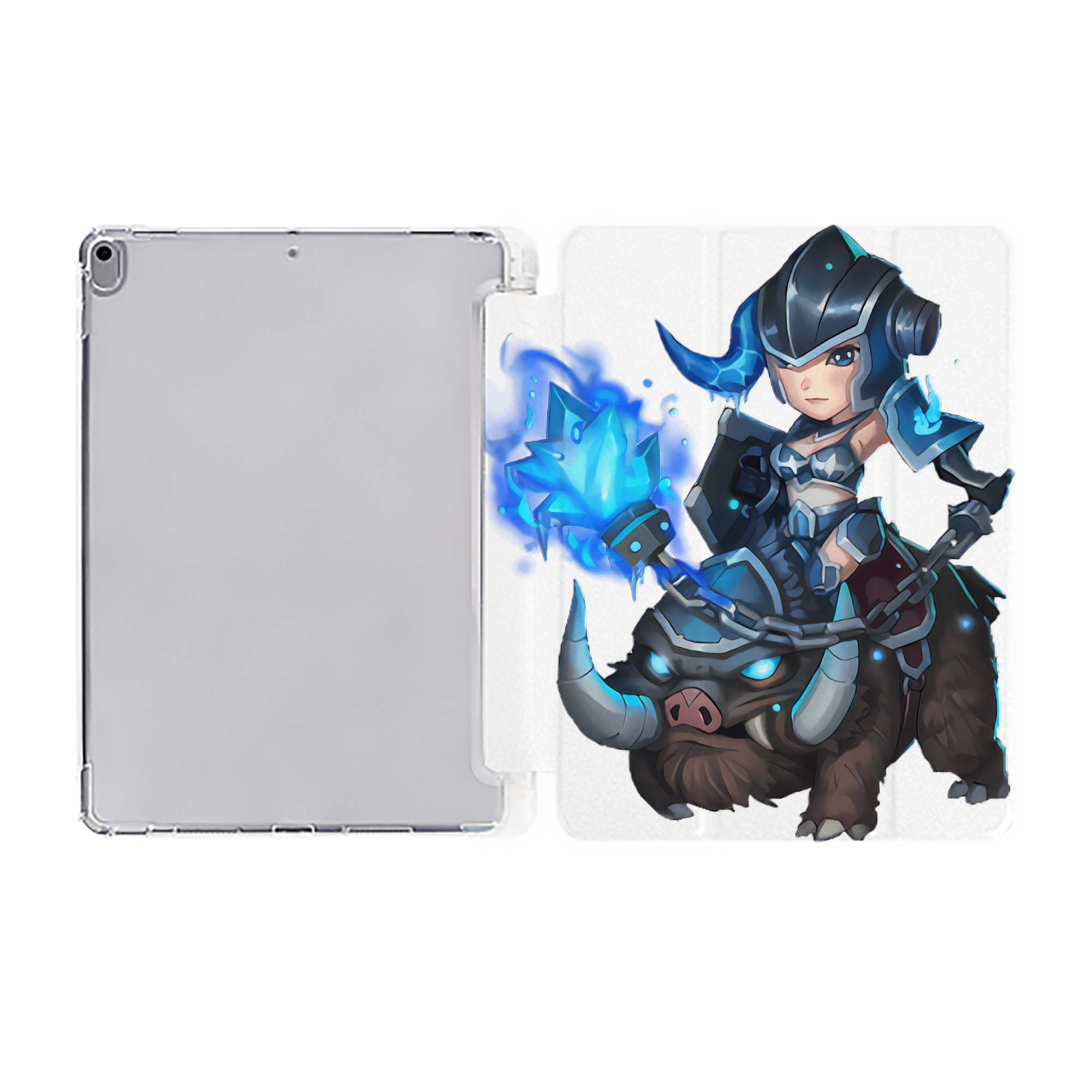 （画像用） リーグ・オブ・レジェンド League of Legends LOL IPad ケース ペン収納付き 三つ折りスタンド PUレザー×シリコン 対応機種9.5/10.5/10.9インチ